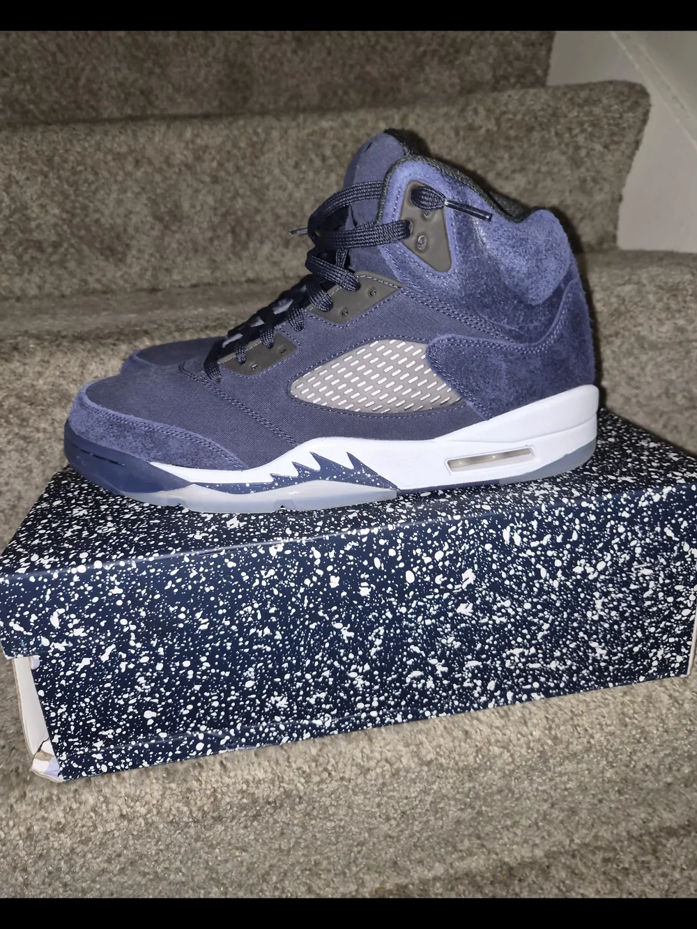 Jordan 5 Retro Mens  - Midnight Navy